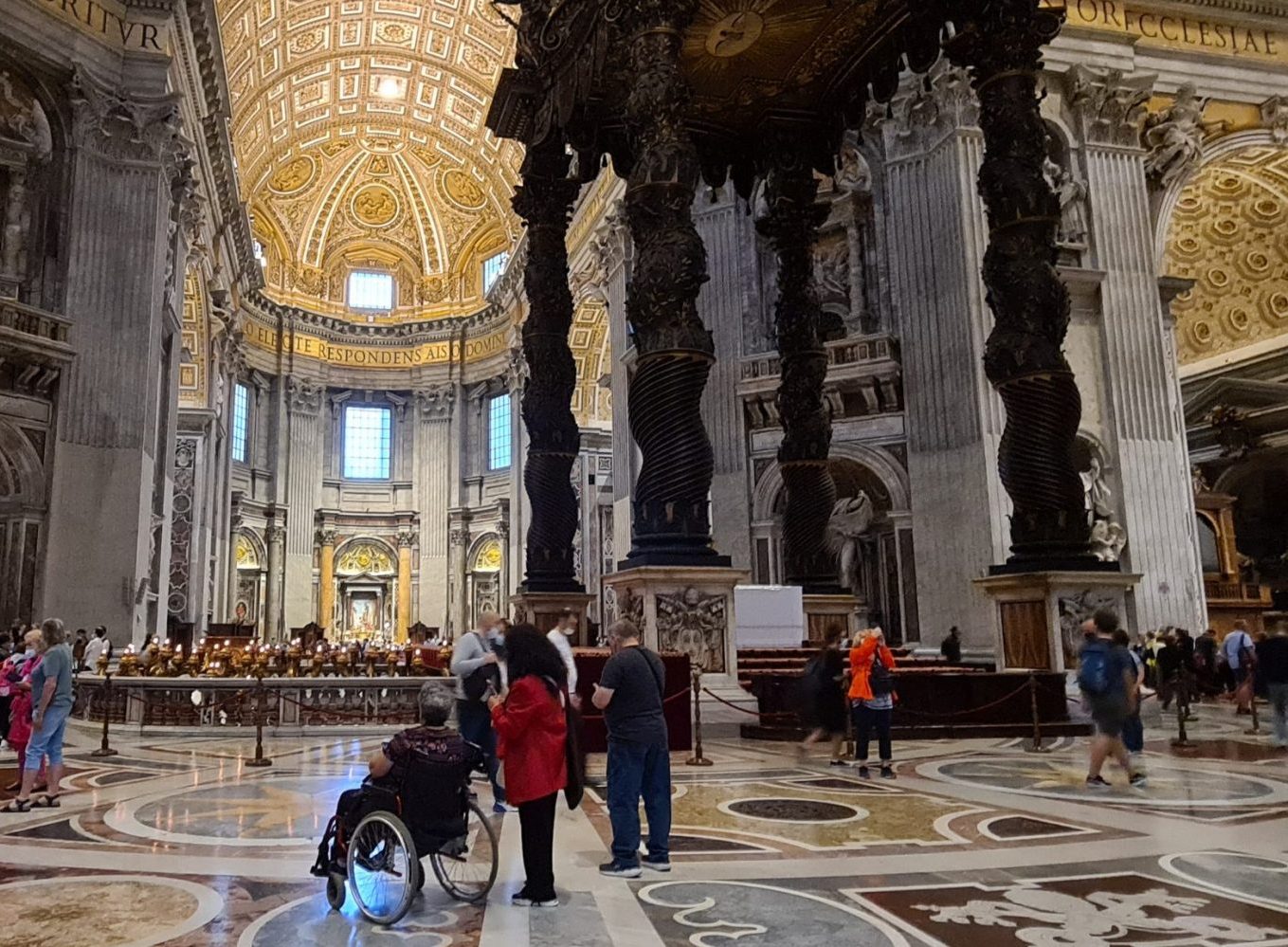 Rollstuhlführung zum Petersdom