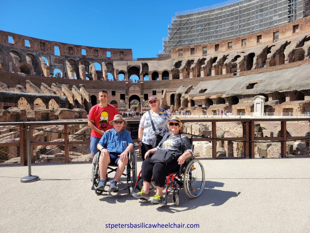 Visite privée du Colisée accessible en fauteuil roulant
