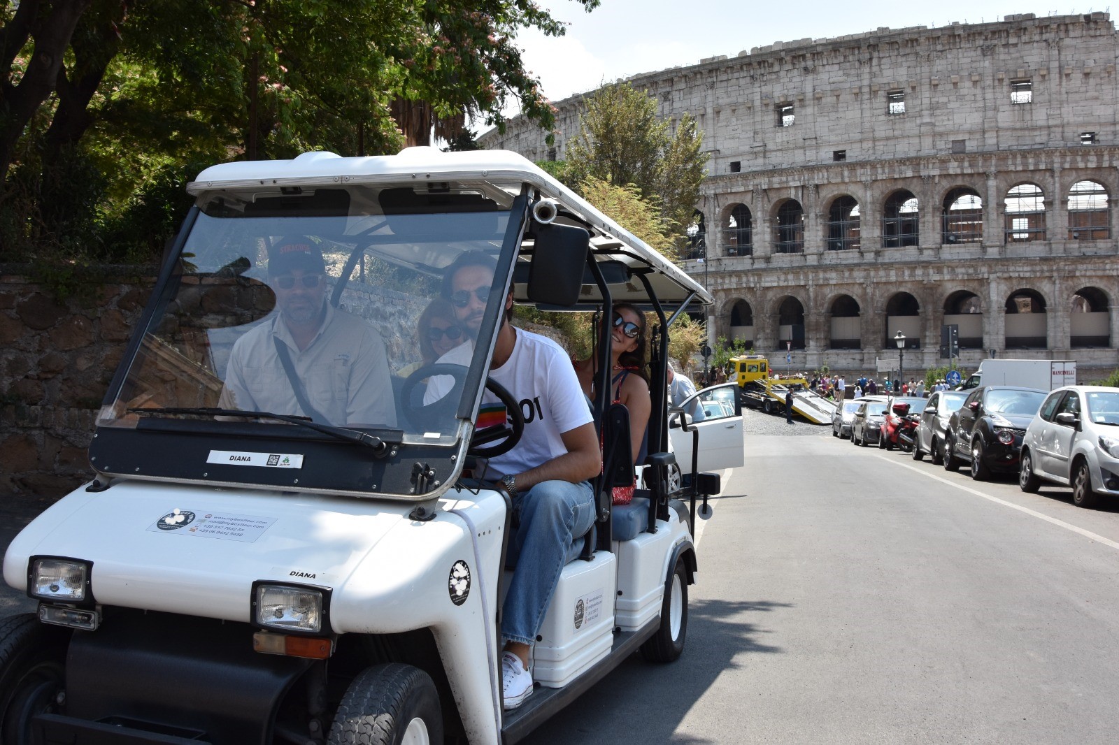 Visite privée à Rome avec voiturette de golf