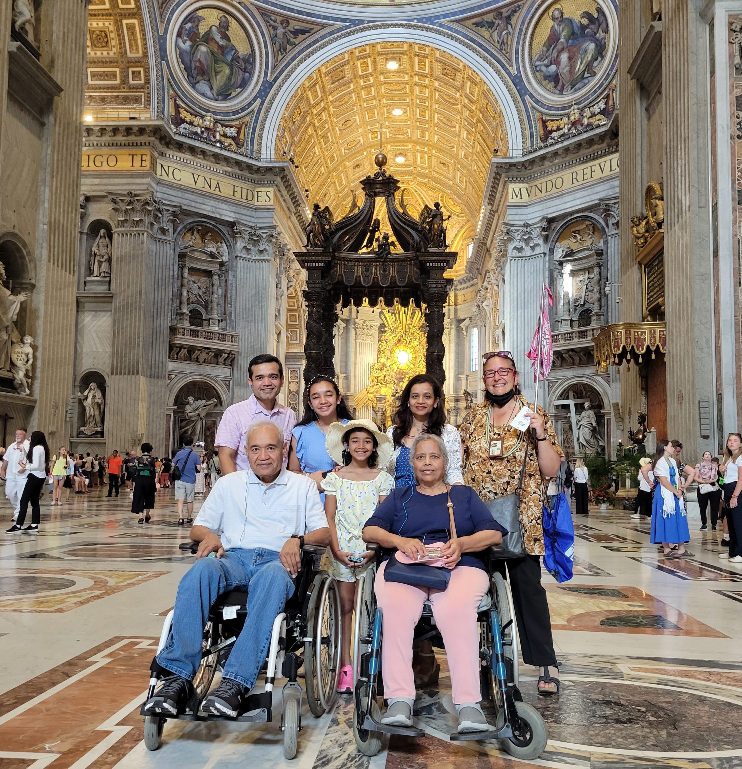 Rollstuhlgerechte Führung durch den Petersdom
